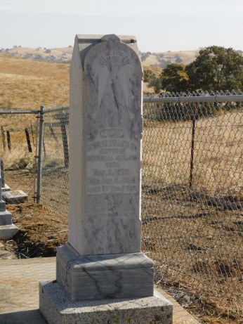 [Picture of Edward Collins grave]
